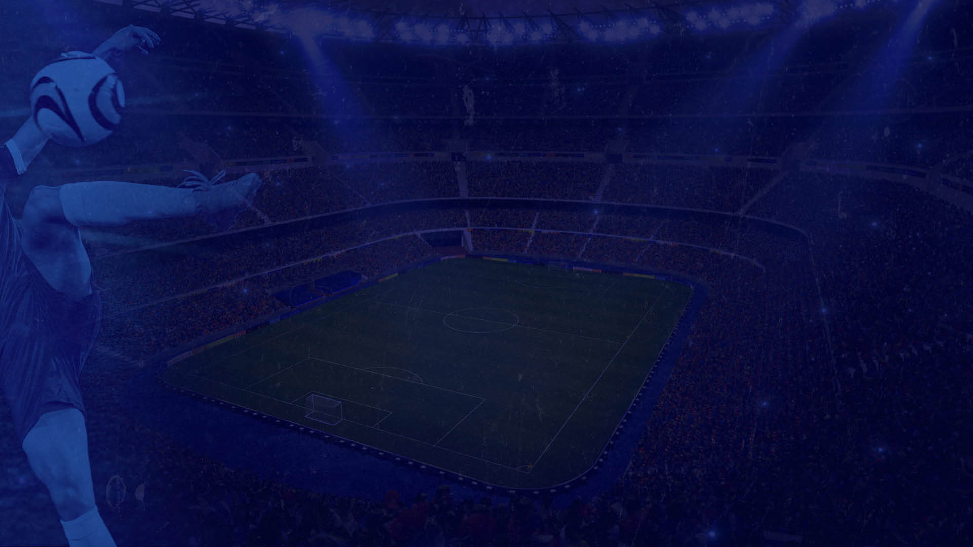 A soccer stadium with a large crowd of people watching a game. Contenuto generato da AI