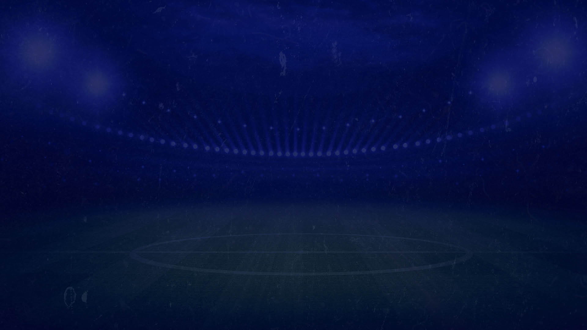 A soccer field with a blue background and a white line. Contenuto generato da AI