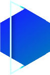 A blue and white box with a blue stripe. Contenuto generato da AI
