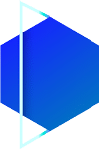A blue and white box with a blue stripe. Contenuto generato da AI