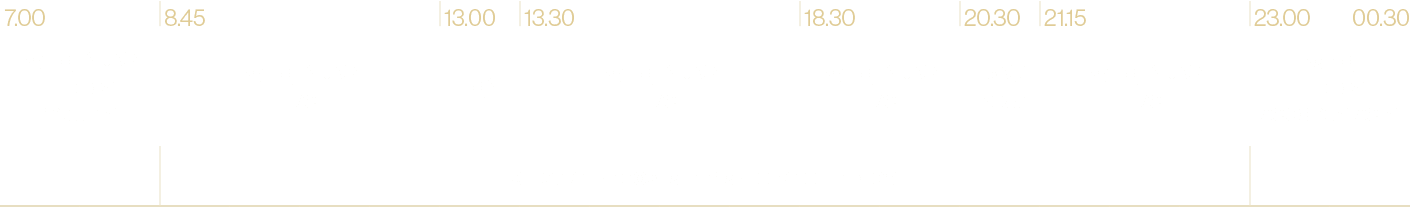 7.00,,8.45,,,,13.00,13.30,,,,18.30,,20.30,21.15,,,23.00,00.30,Parigi 2024 rubrica mattina,Parigi 2024 live,Tg2,Parigi...