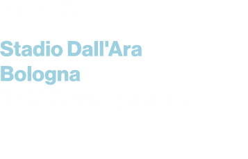 ore 21.00 Stadio Dall'Ara Bologna 38.000 posti a sedere
