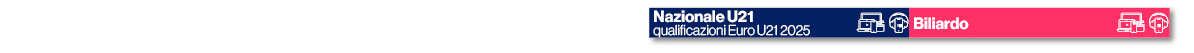 Nazionale U21 qualificazioni Euro U21 2025,￼,Biliardo,￼,