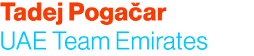 Tadej Poga ar UAE Team Emirates 