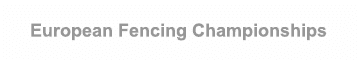 European Fencing Championships