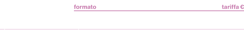 ,formato,,tariffa €,sport 1,spot 30\“,,1.000