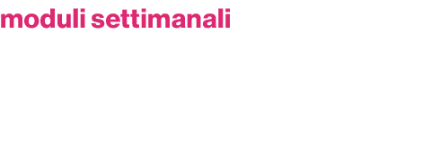 moduli settimanali ,Coppa del Mondo,variabili in base al numero di gare previste dalla domenica al sabato