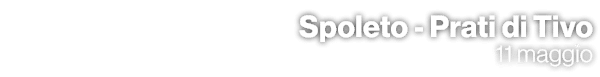 Spoleto Prati di Tivo 11 maggio 