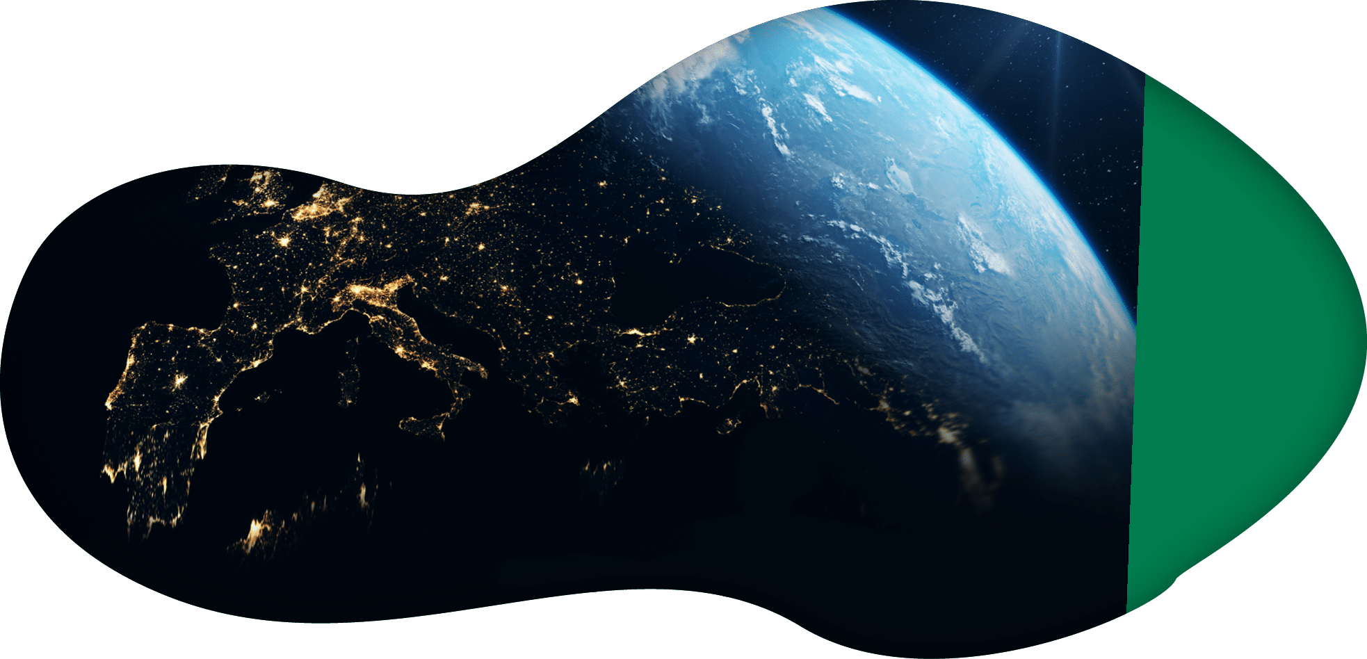 Europe seen from space