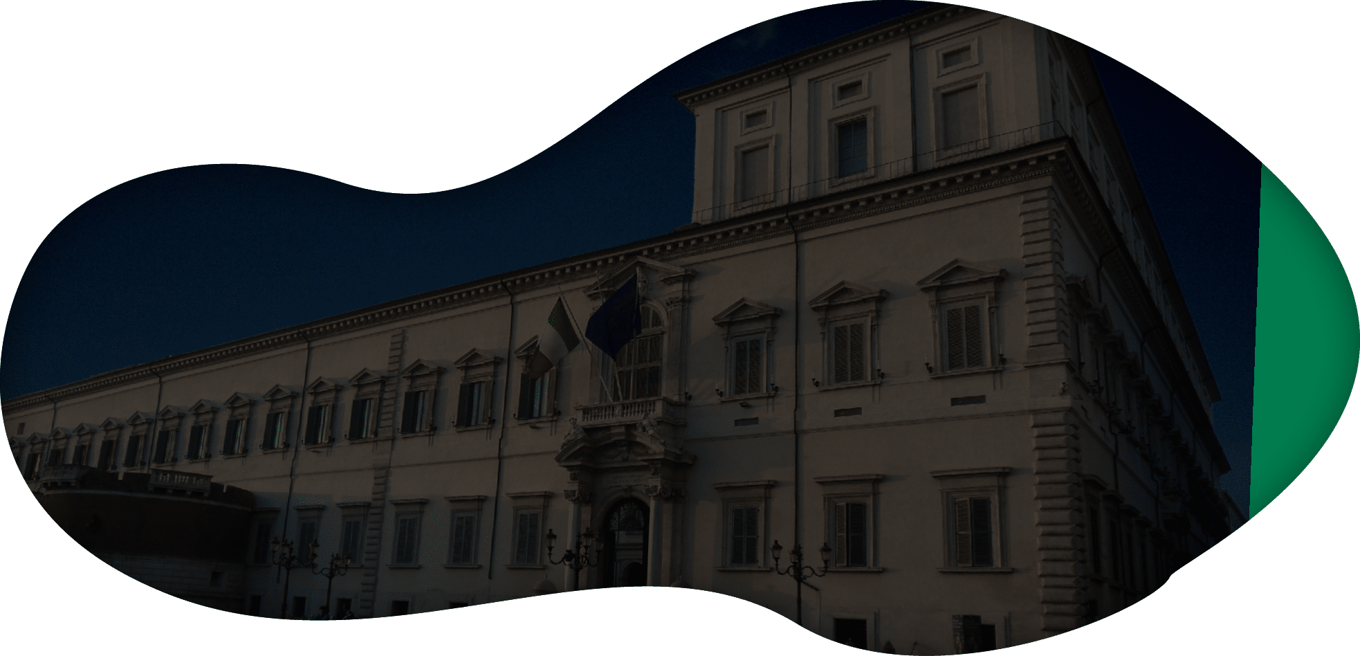 Rome, Lazio, Italy - June 17, 2011: the Quirinale Palace in the square