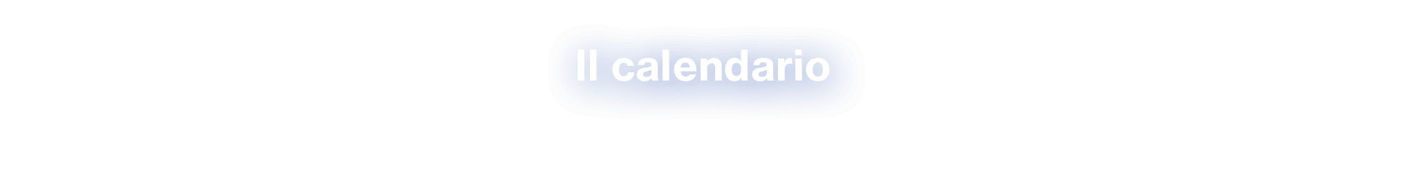 Il calendario 