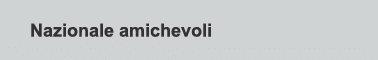 Nazionale amichevoli