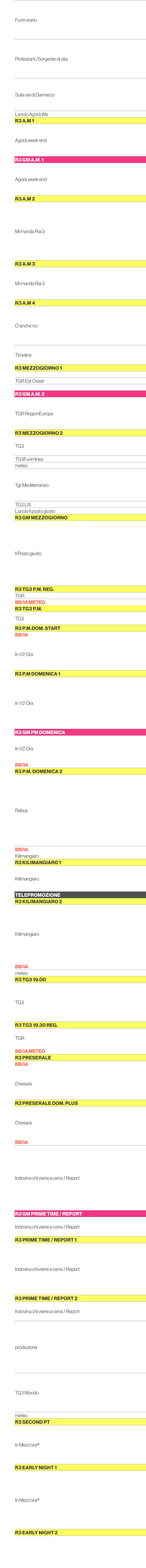 6.30,Fuori orario,6.35,6.40,6.45,6.50,6.55,7.00,Protestant./Sorgente di vita,7.05,7.10,7.15,7.20,7.25,7.30,Sulla via ...