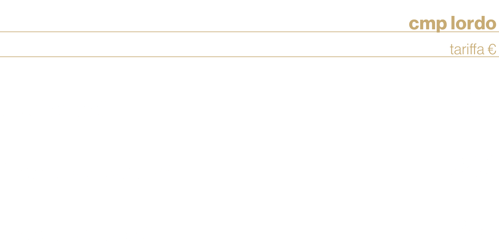 ,cmp lordo,,tariffa €,audiospot,35,floor ad display*,20,floor ad video*,25