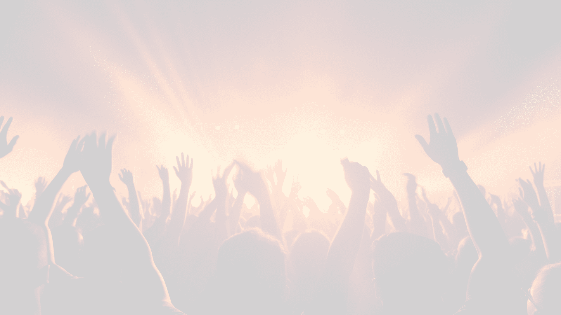 black silhouettes music concert poster concept