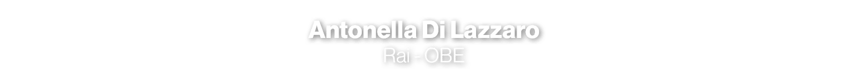 Antonella Di Lazzaro Rai OBE
