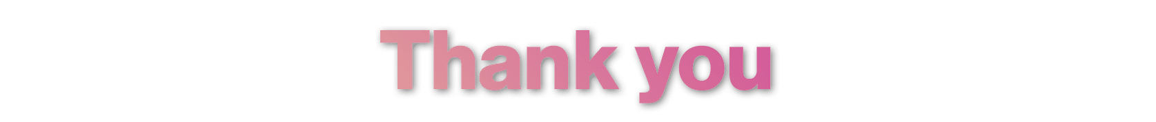 Thank you