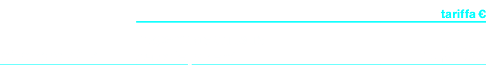 ,,tariffa €,billboard 4”+4”,in apertura e chiusura dei collegamenti,5.000