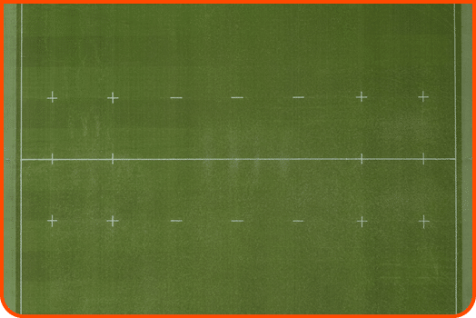 LONDON, ENGLAND - OCTOBER 08: (EDITORS NOTE: Image has been taken using a Drone) An aerial view of the pitch following a training session at Allianz Stadium on October 08, 2024 in London, England. (Photo by Dan Mullan/Getty Images)