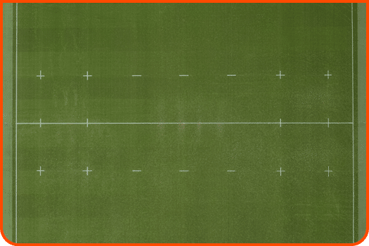 LONDON, ENGLAND - OCTOBER 08: (EDITORS NOTE: Image has been taken using a Drone) An aerial view of the pitch following a training session at Allianz Stadium on October 08, 2024 in London, England. (Photo by Dan Mullan/Getty Images)