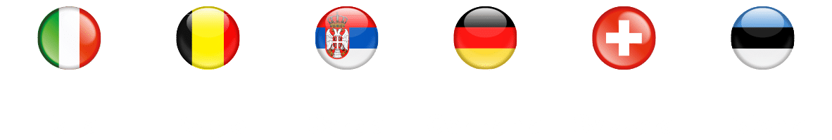 ￼,￼,￼,￼,￼,￼,Italia,Belgio,Serbia,Germania,Svizzera,Estonia