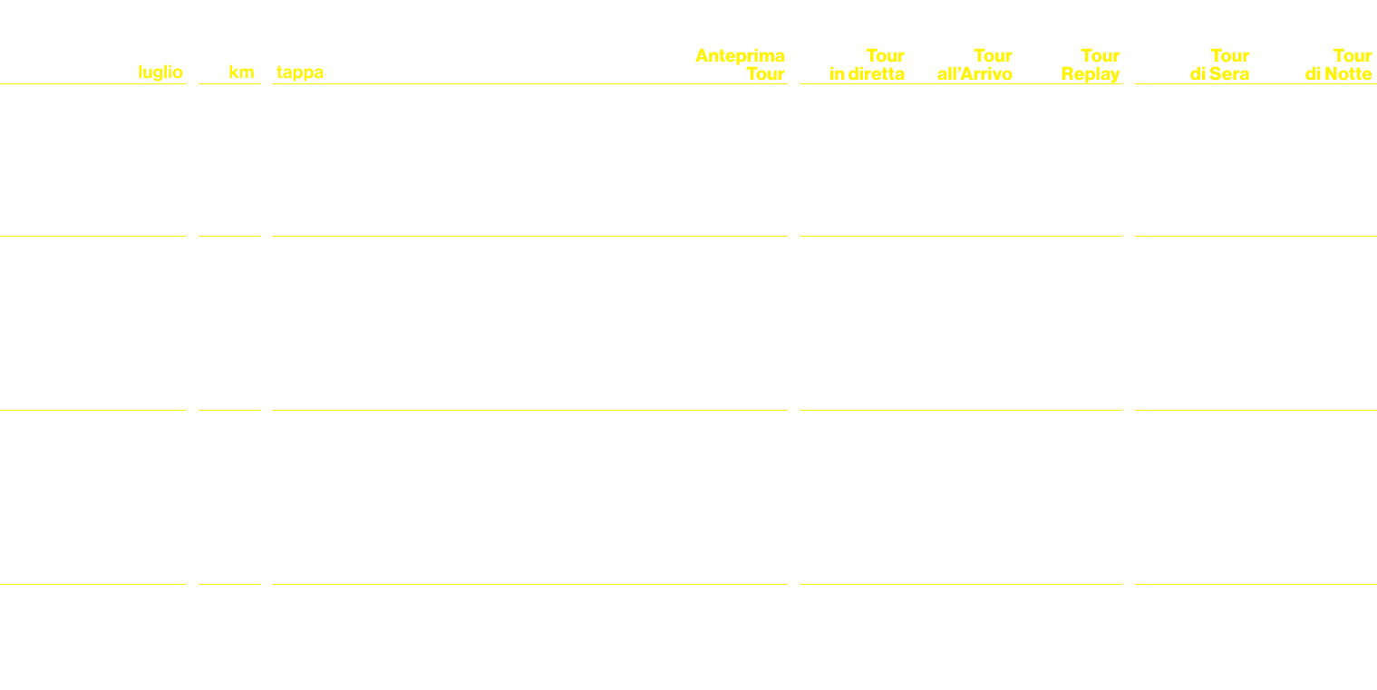 ,,,,,,,￼,,,,￼,,,￼,,luglio,,km,,tappa, Anteprima Tour,, Tour in diretta ,Tour all’Arrivo,tour replay,,tour di sera,tou...