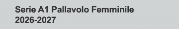 Serie A1 Pallavolo Femminile 2026 2027