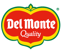 Il logo colorato di Del Monte con la scritta Quality e una legenda dei colori utilizzati nel design. Descrizione generata da AI