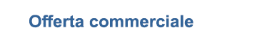 Offerta commerciale