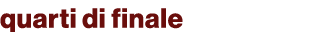 quarti di finale